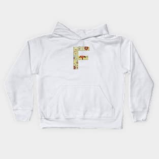 Monogram letter F Kids Hoodie